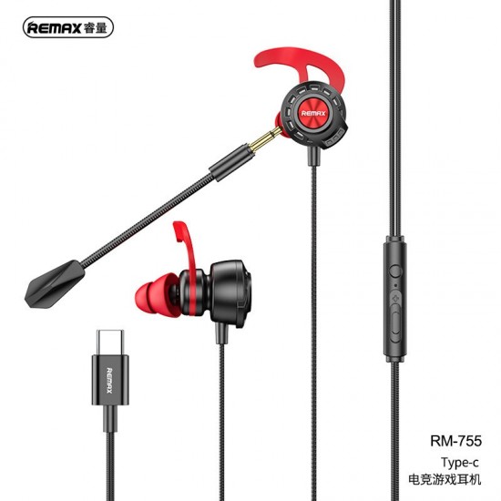 Remax RM-755 Type-C Gaming Headphones with Bass Booster