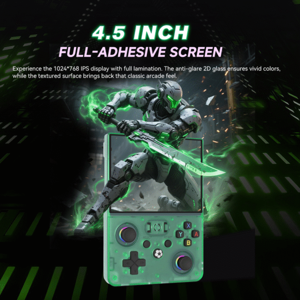 R36 Max 2 Handheld Game Console with WiFi 2 Player Arcade Game 4000mAh Battery 4.5Inch crystal clear OLED quality IPS Screen