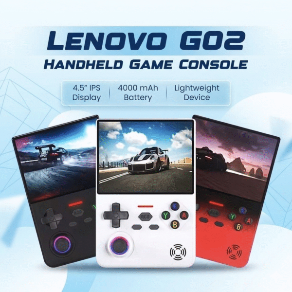 Lenovo G02 Handheld Game Console Linux Retro Video Games Player 4000mAh  Support Many Classic Games With  60Hz Amoled Quality IPS Screen