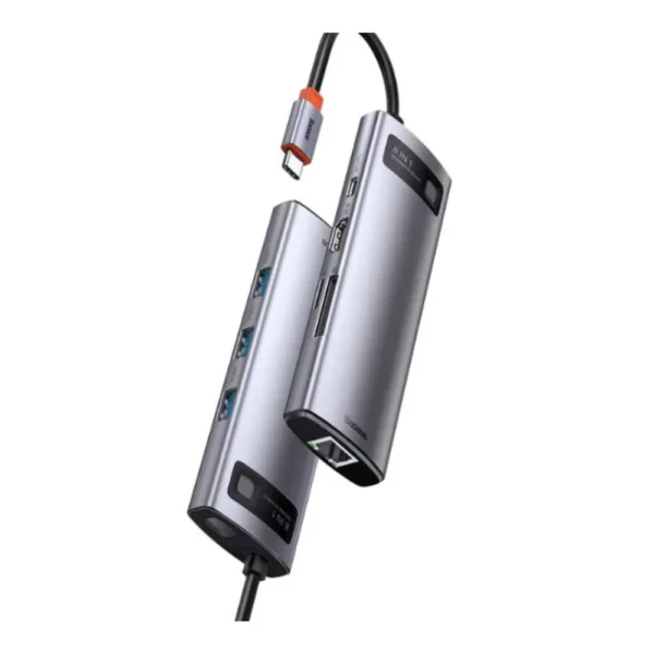 Baseus Metal Gleam Series 8-in-1 Multifunctional Type-C HUB